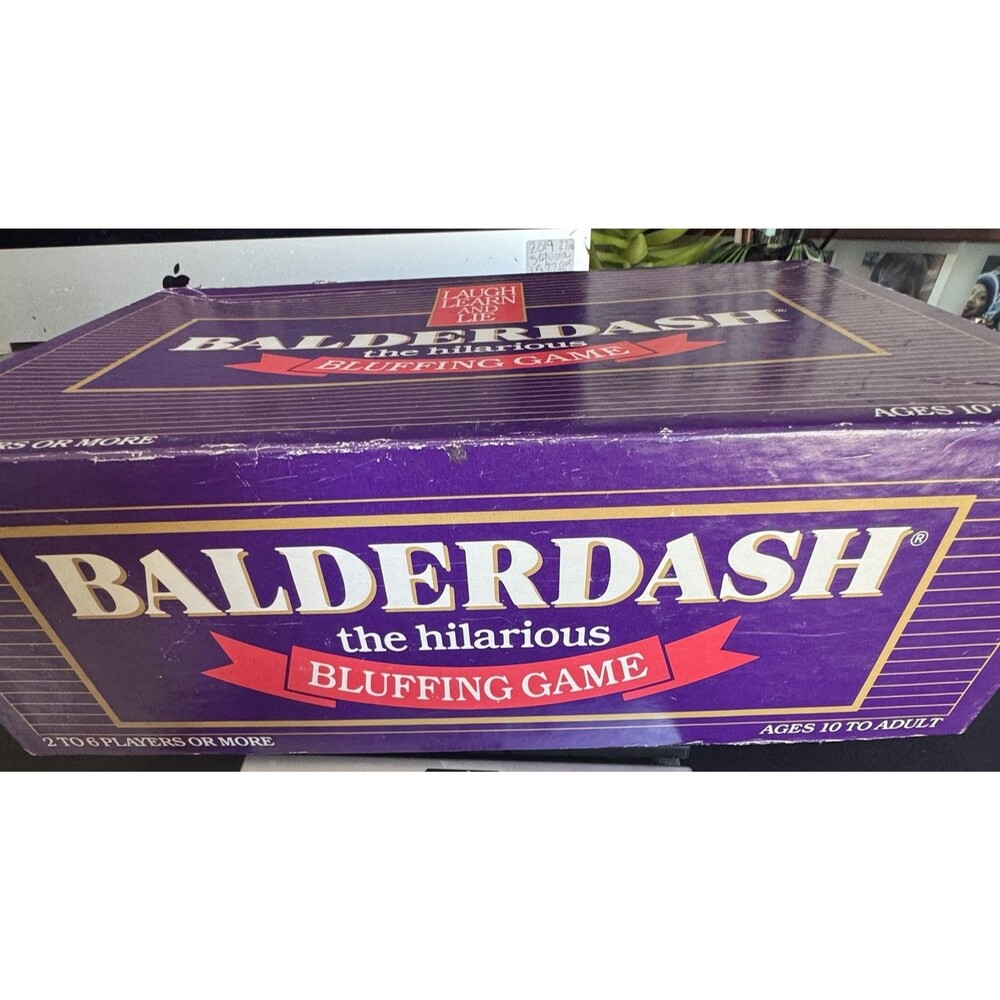 Vintage Balderdash Board Game TSR